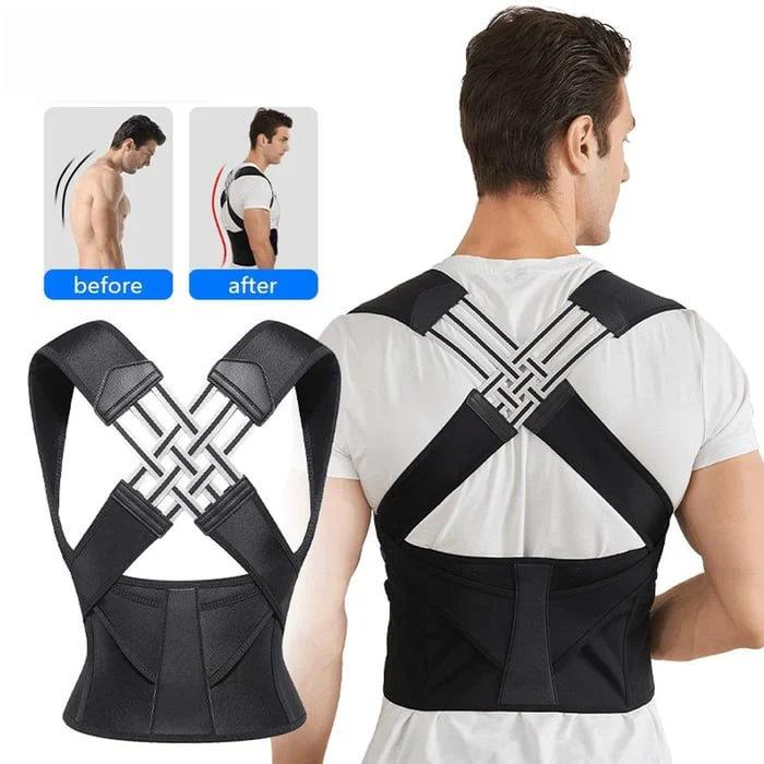 Adjustable Body Posture Corrector Belt – Back & Shoulder Support Brace for Men and Women | Spine A